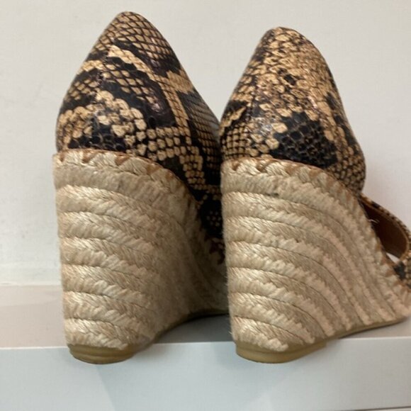 Vince Sonora Espadrilles Wedge Heels Sandals Size 5 - Picture 4 of 11